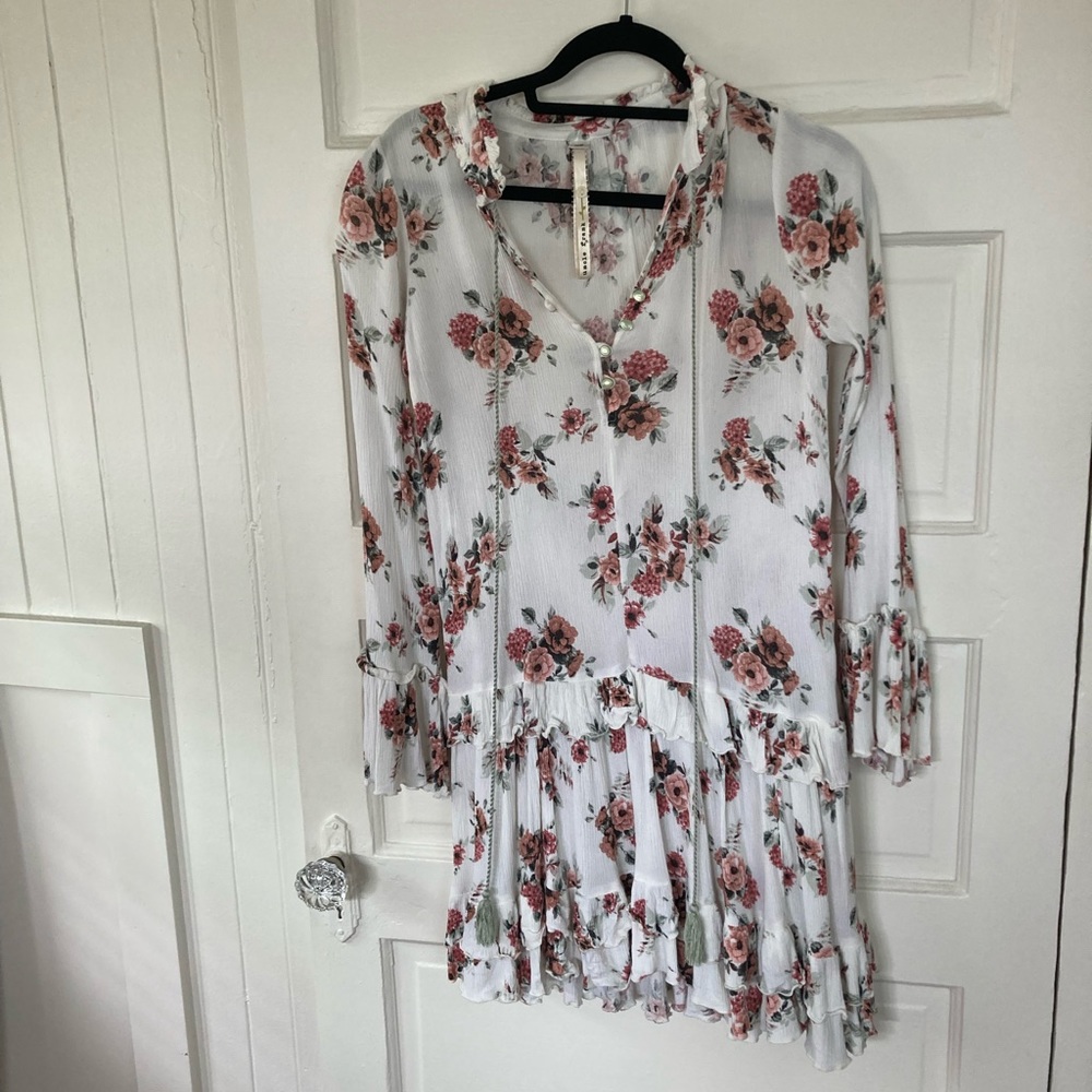 Boho floral dress size xs